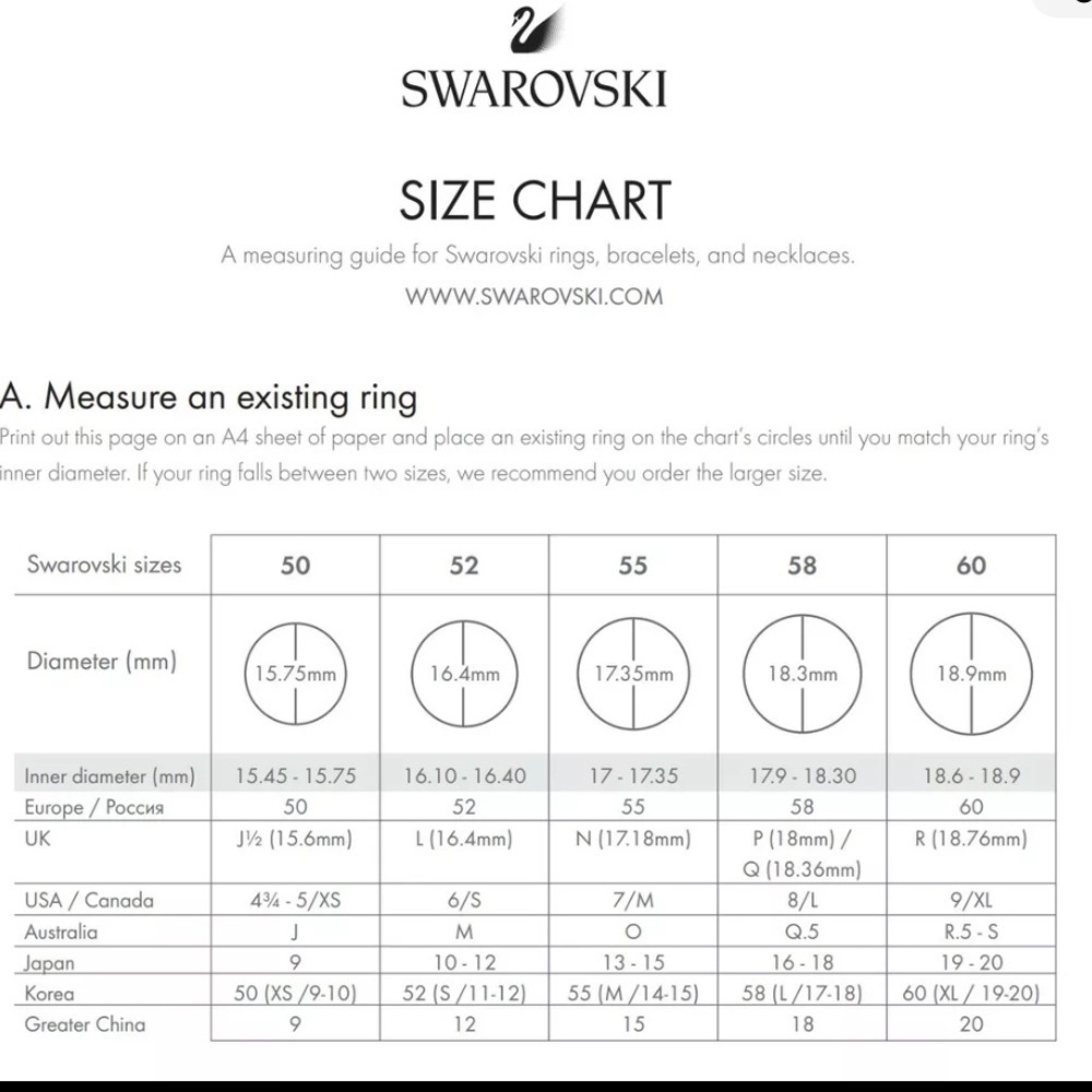 Swarovski Creativity Ring Size 8 - image 8